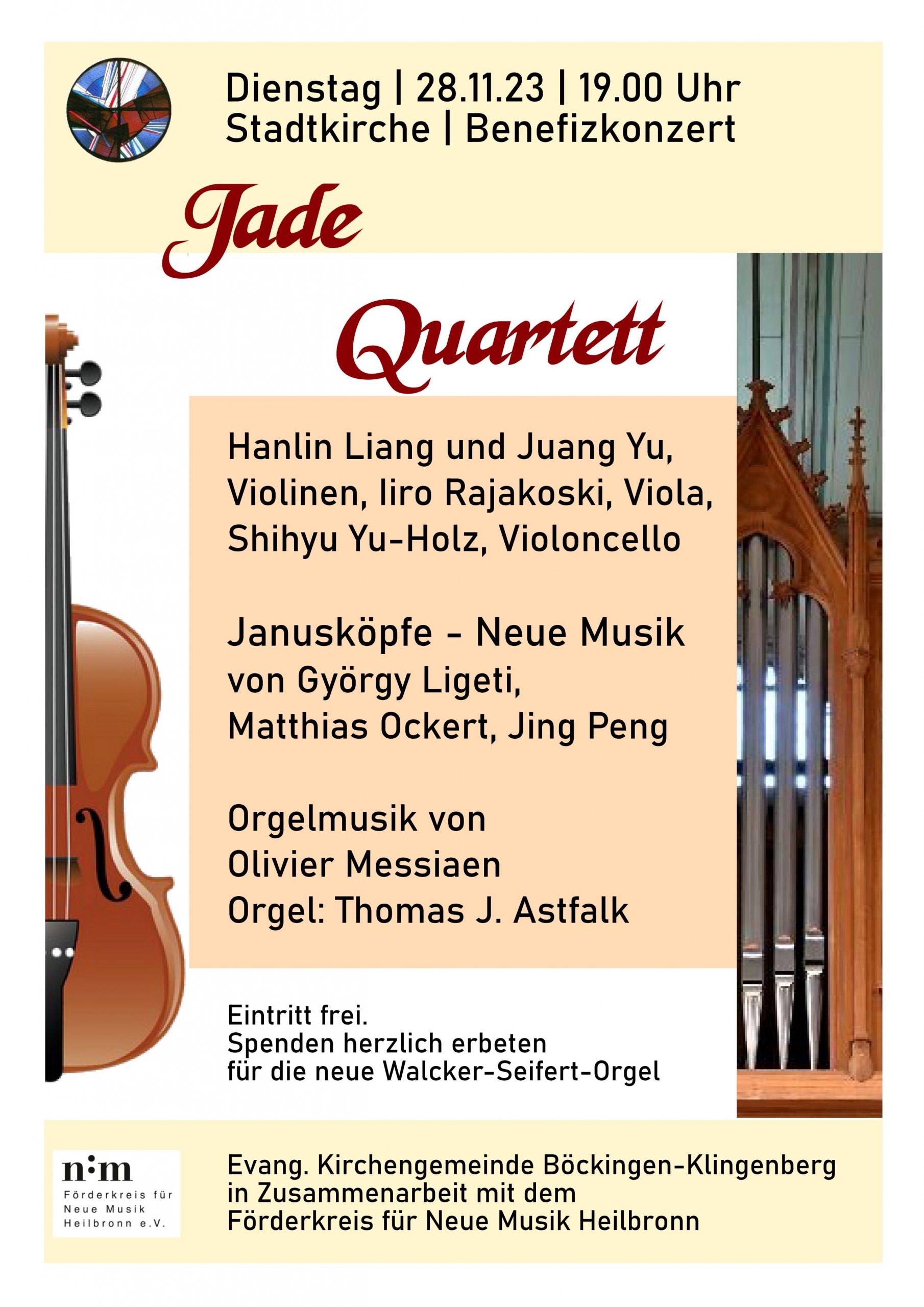 Jade Quartett in der Stadtkirche