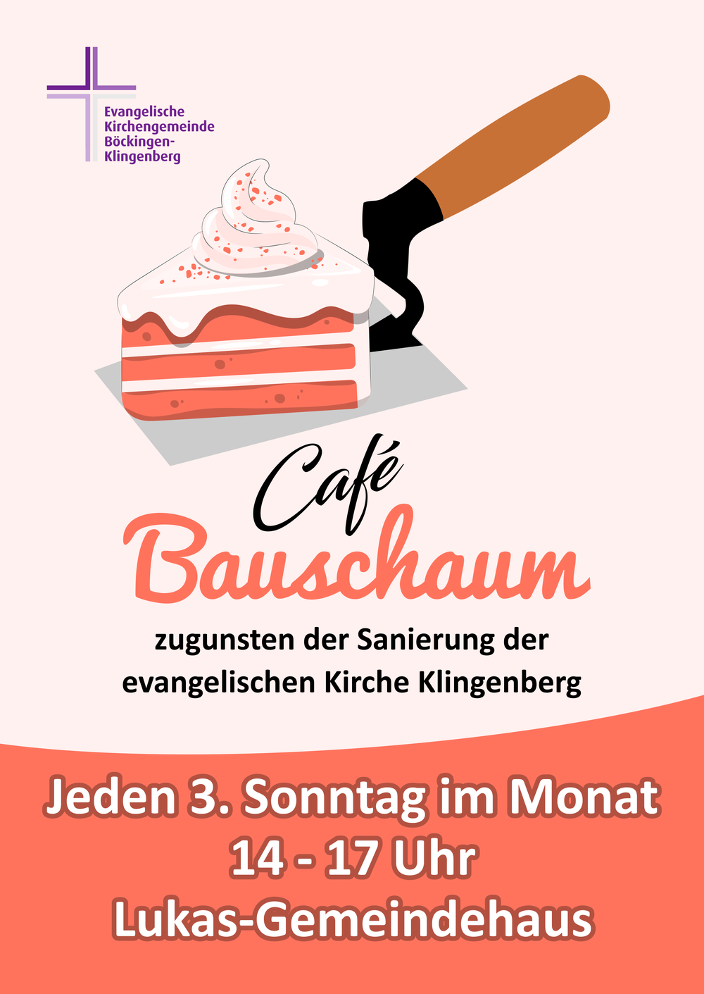 Café Bauschaum im Lukas-Gemeindehaus in Klingenberg