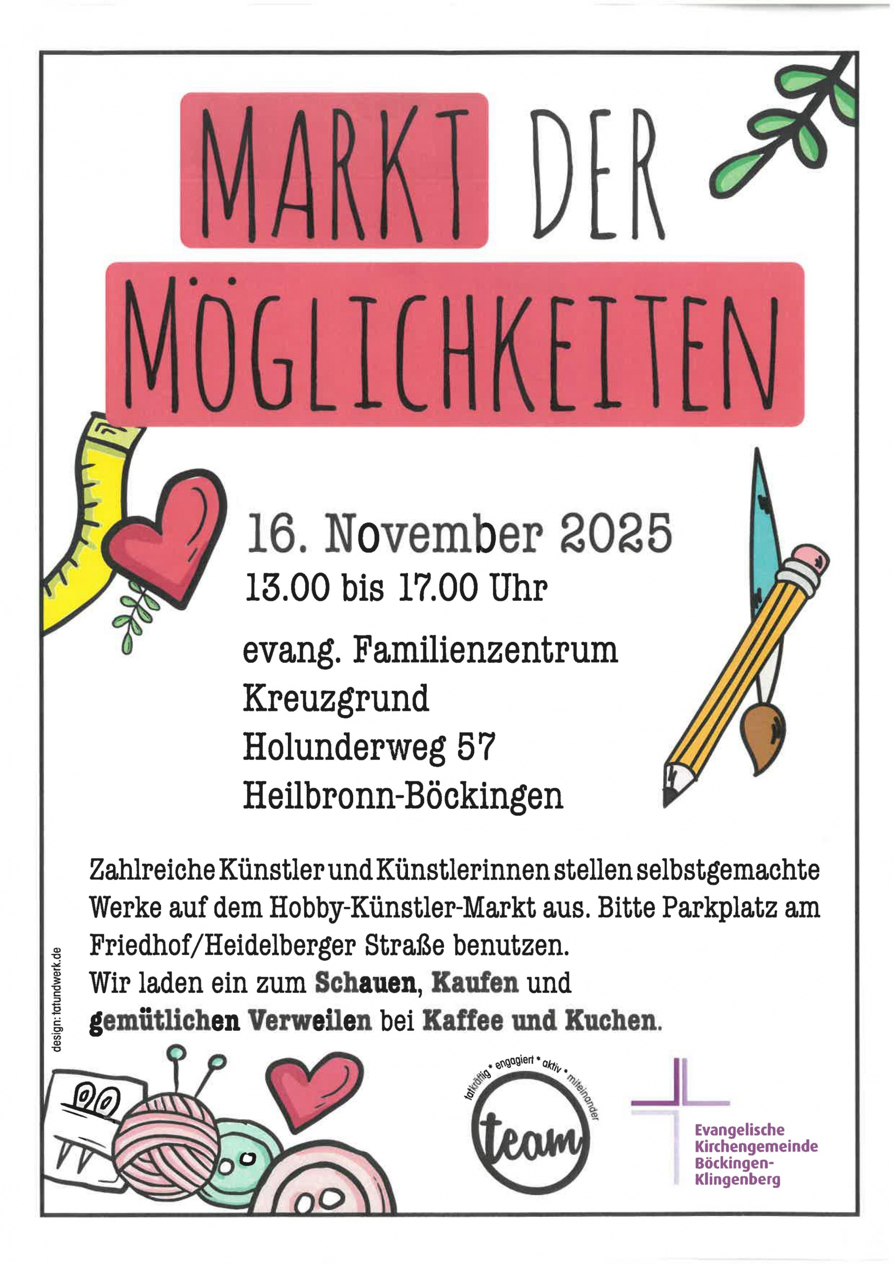 Markt der Möglichkeiten im Familienzentrum Kreuzgrund