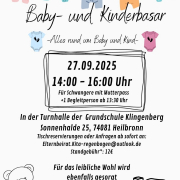 Baby- und Kinderbasar (Kita Regenbogen)